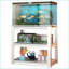 Fish Tank Stand 20-30 Gallon 400 lbs Capacity Adjustable 3-Tier Metal | Modern