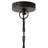 27.5"L Carmen Industrial Black Square Shade Pendant