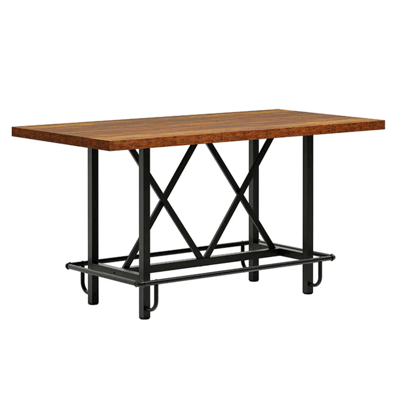 Comptoir de bar rustique, table de bar robuste