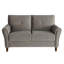 Coussin moelleux en velours brun rembourré 1pc Comfort