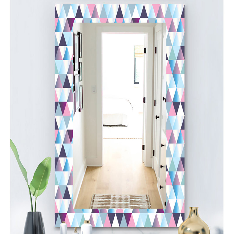 Miroir meuble-lavabo colourfields triangulaire 13, H 39,4 po x l 29,5 po