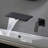 Concealed waterfall faucet