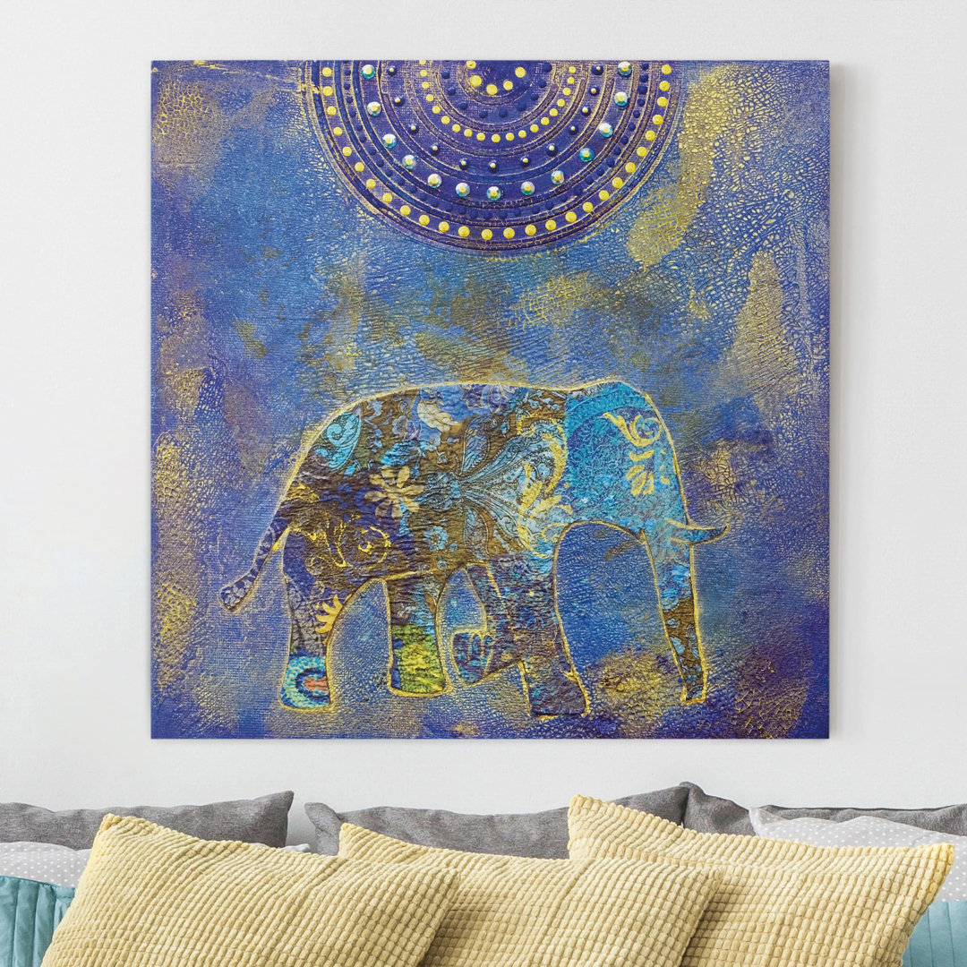 Leinwandbild Elefant