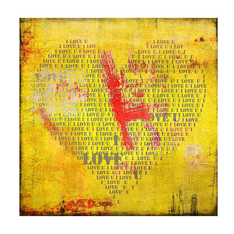 To Love You II par Sofia Fox - impression, H 24 po x l 24 po x P 1,5 po, Extérieur
