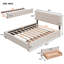 Grand lit plateforme tapissier avec rangement capitonné-1473459657