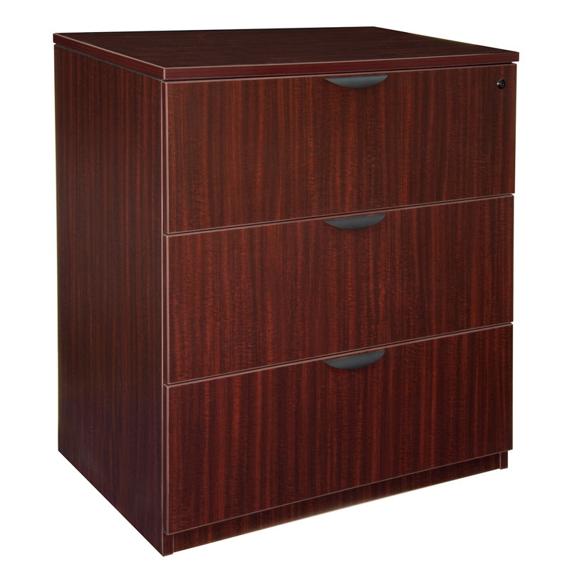 Nebih Stand Up Lateral File, Mahogany