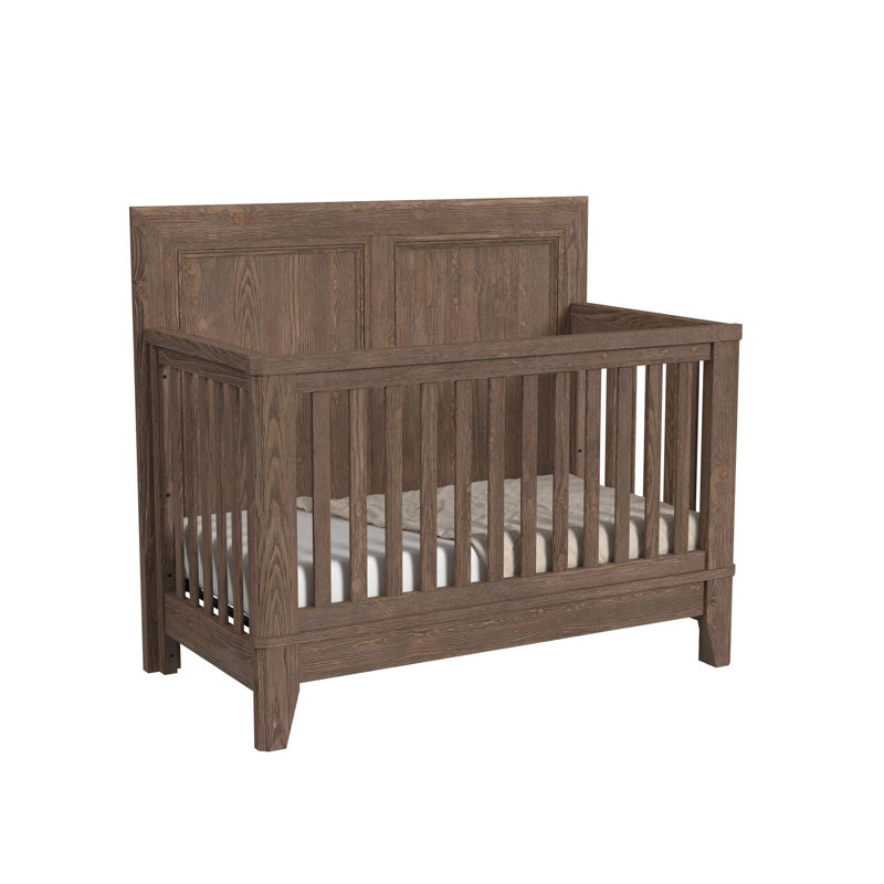 Lit de bébé convertible 4-en-1 Jemma, Brun récolte