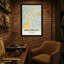 «Scenic & Cityscapes New York City Map Art Print Design»-750004402