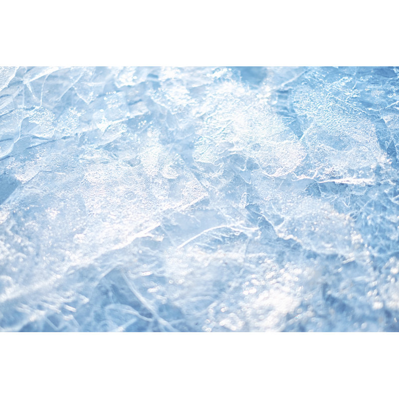 Frozen Water Surface Background by Rike_, 12" H x 18" W