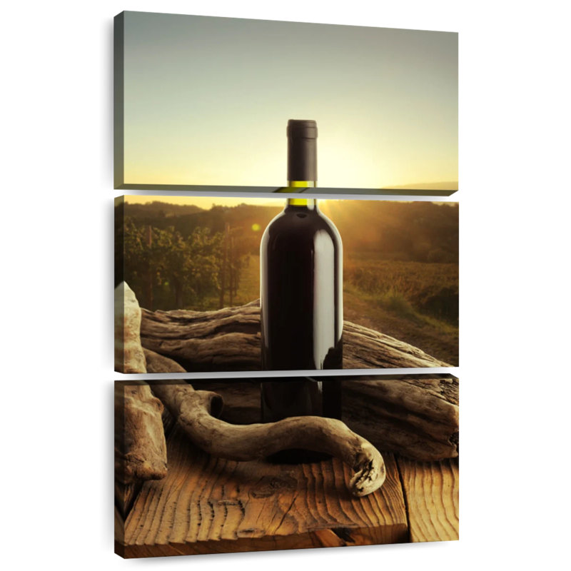 Yarlin Vineyard Red Wine, 38" H x 24" W