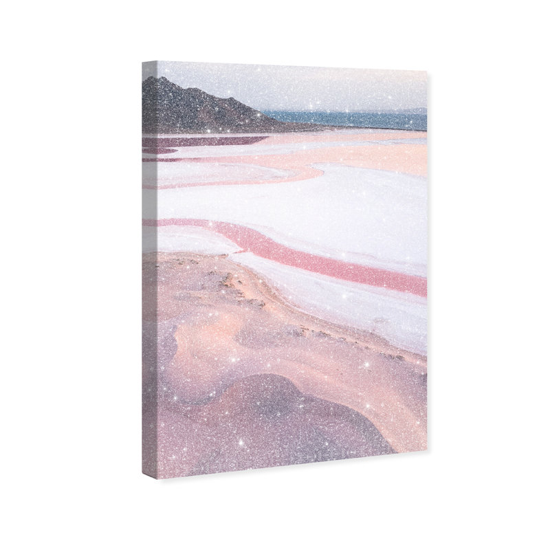 Blush Ocean Print by Oliver Gal, 36"H x 54"W, Gallery Wrapped