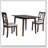 29"- 45" Extendable Dining Table for 4, Folding Kitchen Table with Rubberwood Legs