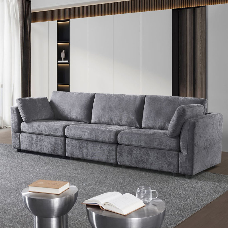 Canapé 113 po, Gris