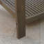 Causeuse d'extérieur grise + ensemble de table basse, ensemble de patio