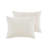 3 Pieces Cable Knit Chenille Comforter Set,Ivory-130473907