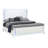 White King Bed With Led