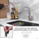 Stylish Modena Single Handle Pull Down Kitchen Faucet with Reversible Osmosis