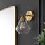 Applique murale en fer Hendrica-556110319
