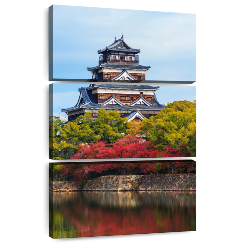 Lilie Hiroshima en automne, H 57 po x l 36 po