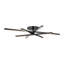 Sean Lavin Cityscape 8-light Medium Flush in Bronze with Crystal shade-1318656197-1318656198
