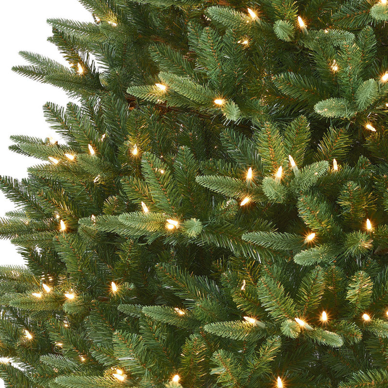 12' Lighted Artificial Fir Christmas Tree