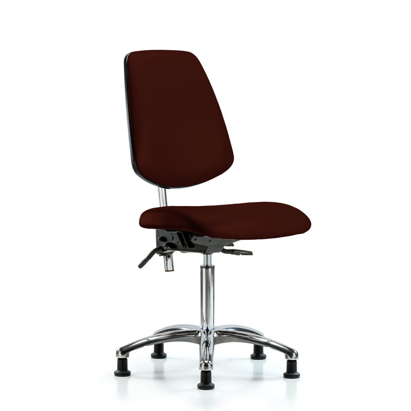 Chaise de travail Isabell, Bourgogne, Patins, Inclus