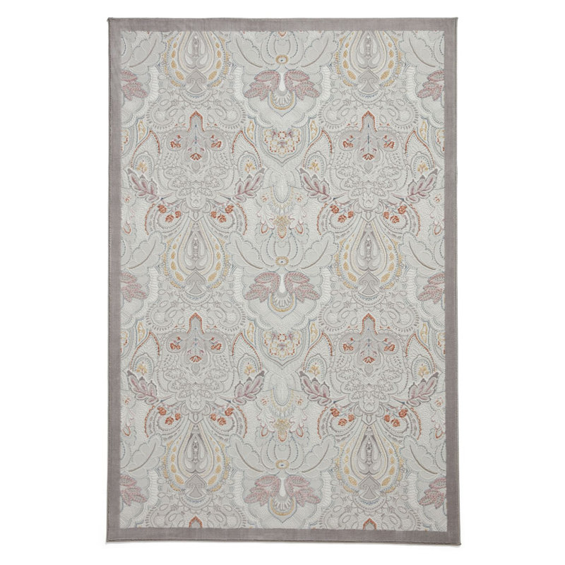 Laurence Llewelyn-Bowen Cathkin Damask Rug, Rectangle 200cm x 290cm