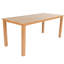 Table de salle à manger 68,9 pouces, hanches en bois, trou de parasol, convient aux espaces extérieurs et intérieurs