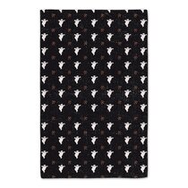 Decor Flour Kitchen Towels Crow Black Halloween Cleaning Supplies