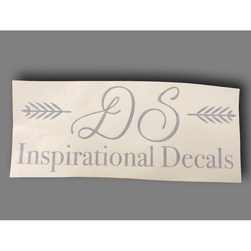 Text & Numbers Wall Decal, 20" H x 12" W