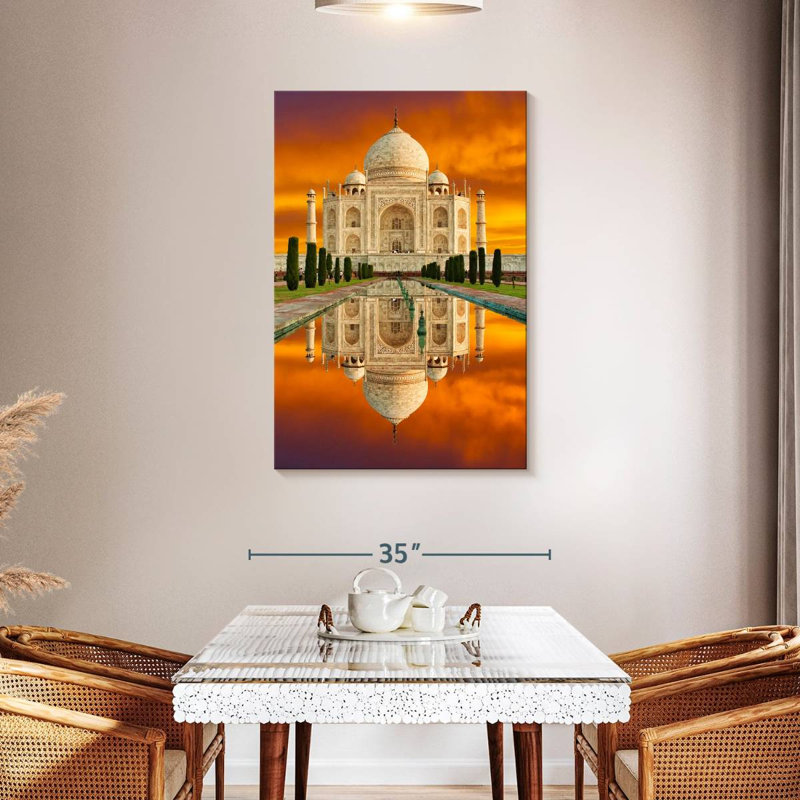 Aime Taj Mahal At Sundown, 45" H x 30" W