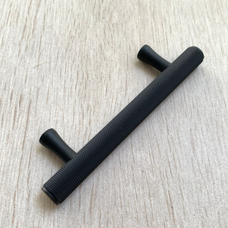 Texture 3" Center to Center Bar/Handle Pull, Matte Black