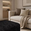 Repose-pieds modulaire Appi, mousse compressée, fausse fourrure brun taupe 27 po-130622778