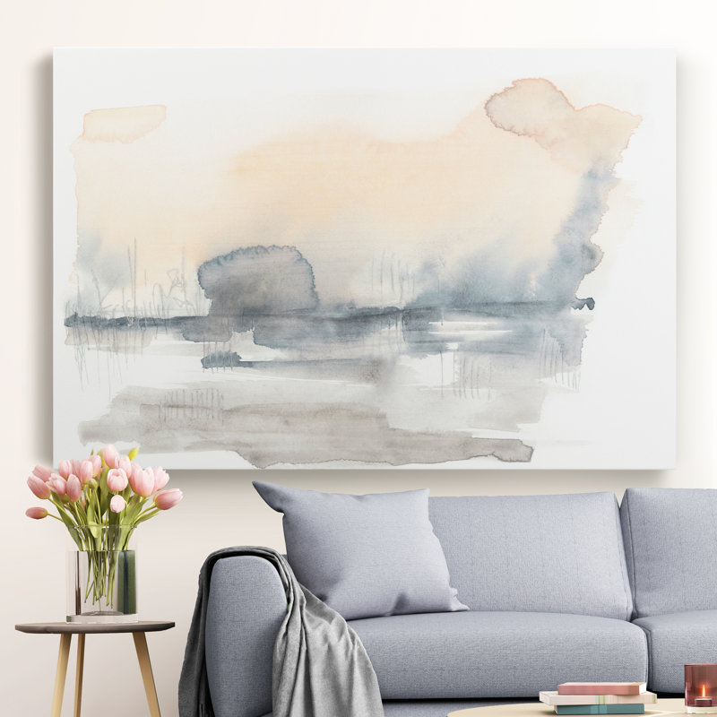 «Blush Haze I», reproduction d'art sur toile, H 48 po x l 36 po x P 1 po, Toile tendue
