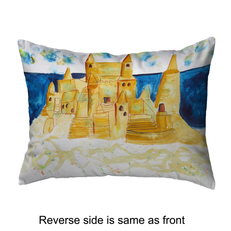 Outdoor Reversible Throw Pillow