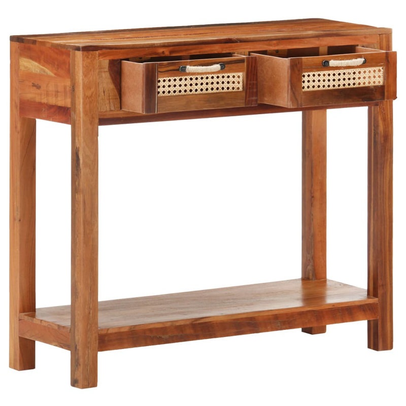 Farthing 86cm Solid Wood Console Table