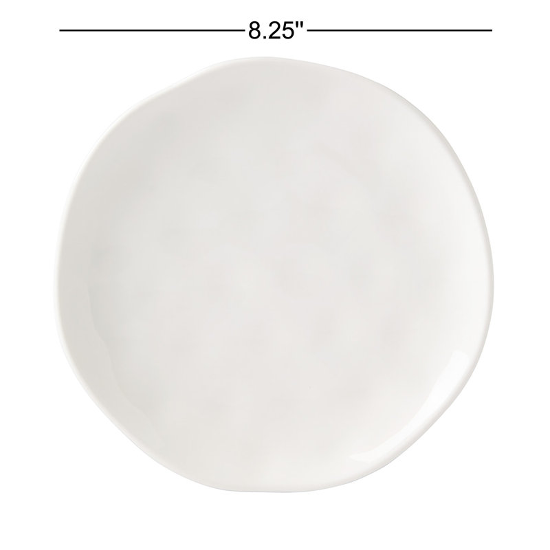 Bay Colors 4Pc Accent Plates, White