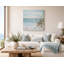 Soft Coastal Seascape Wrapped Canvas Wall Art-1891561750