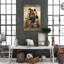 Impression sur toile, livres Kirker et elle a vécu heureux sur toile-92017544