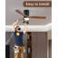 132CM 3 - Blade Wood LED Standard Ceiling Fan with Remote Control and Light Kit Included-1072456945