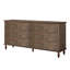 Commode double 6 tiroirs en bois pour chambre à coucher-134116610