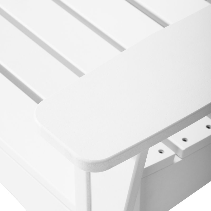 Banc en poly Adirondack 49 po, Blanc