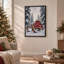 Impression sur toile en bois traîneau rouge-362824541