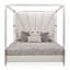Penthouse Eastern King Canopy Bed - Ash Gray