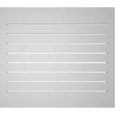Rectangle Surface Mount Signature Urethane Functional Gable Vent, Primed Tan