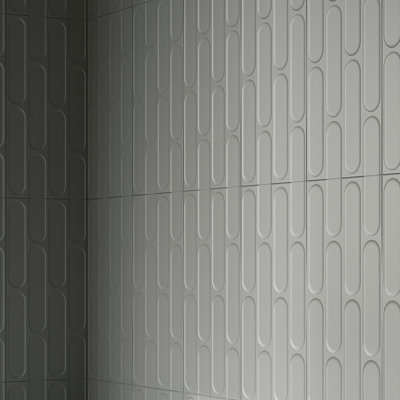 Biscotti  12" x 24" Fishscale 3D Italian Wall Tile