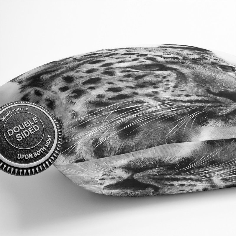 Cheetah Vol.3 Painting Square Throw Cushion, 40cm H x 40cm W x 15cm D