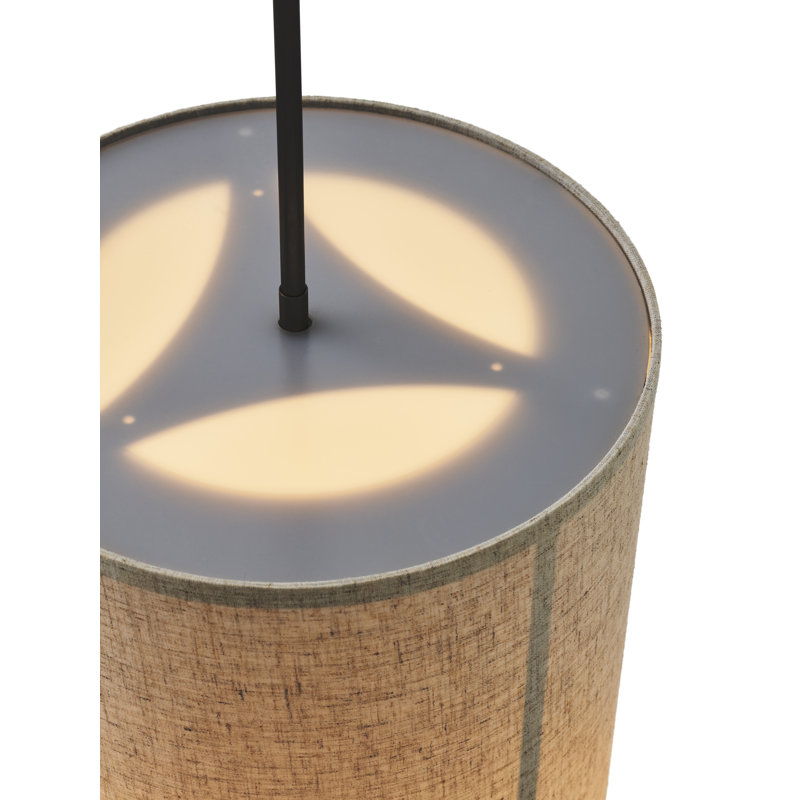 Hashira 1 - Light Pendant, 23.6" H x 7.1" W x 7.1" D, Raw