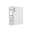 Pharmacie, 1 porte, 7 tablettes, blanc