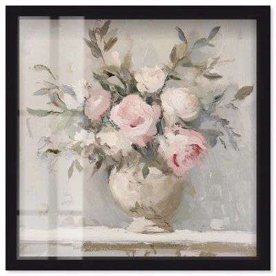 «Room Flowers I Botanical Art Shadowbox» par Art Remedy
